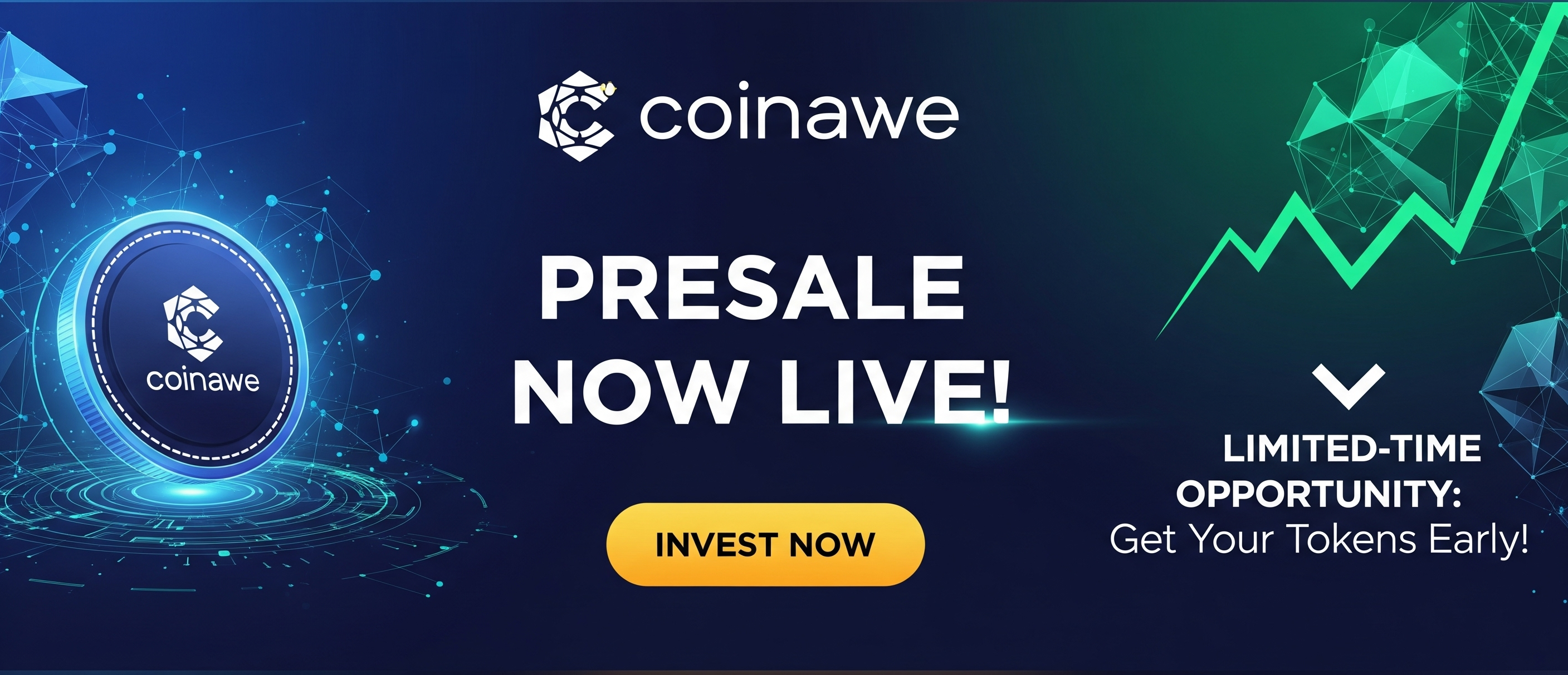 Coinawe Presale Banner